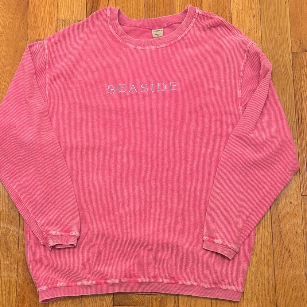 Pink Seaside Sweatshirt XL
